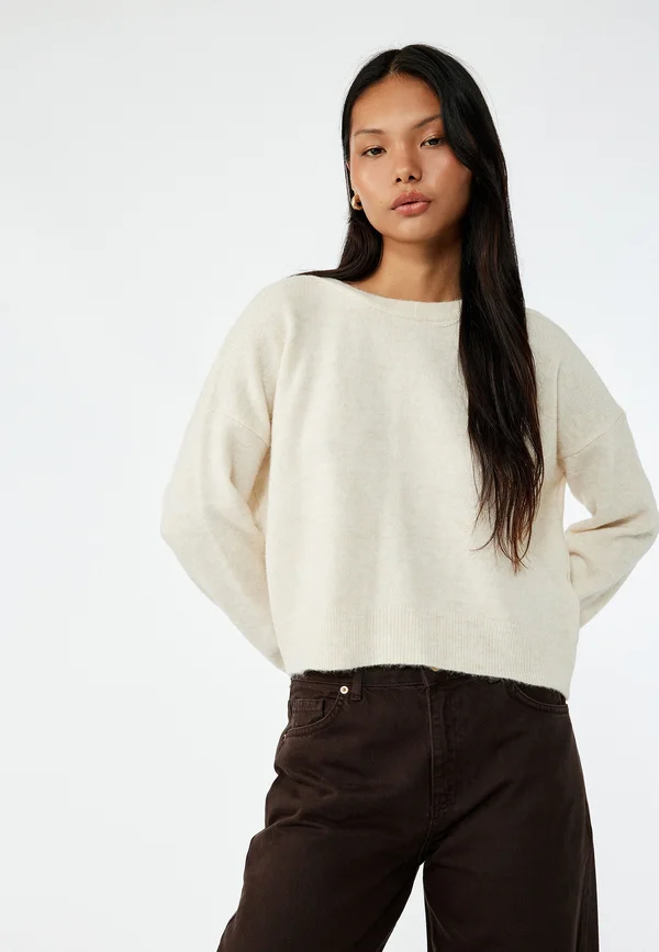 Strickpullover - beige