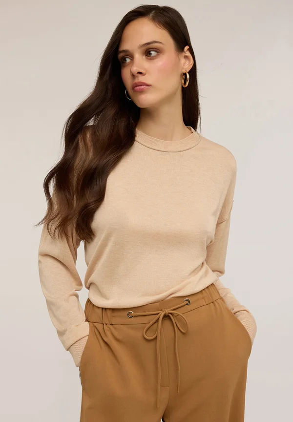 Strickpullover - beige