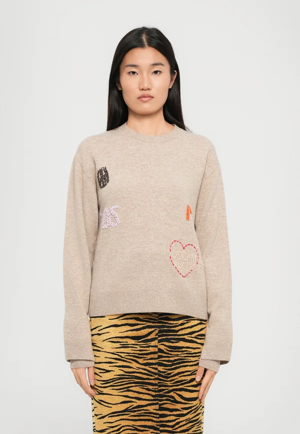 Strickpullover - beige