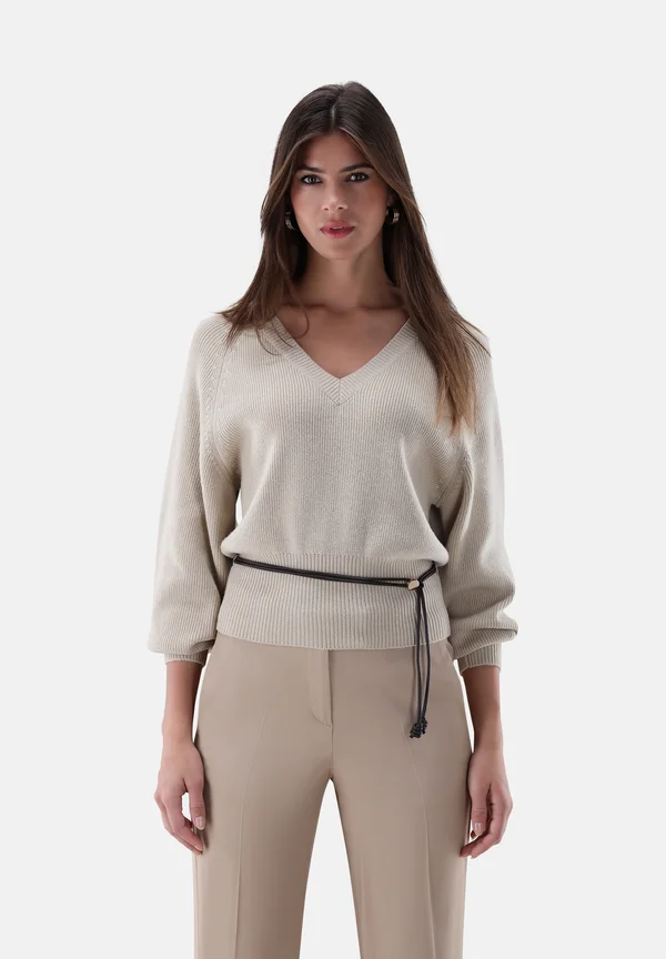 Strickpullover - beige