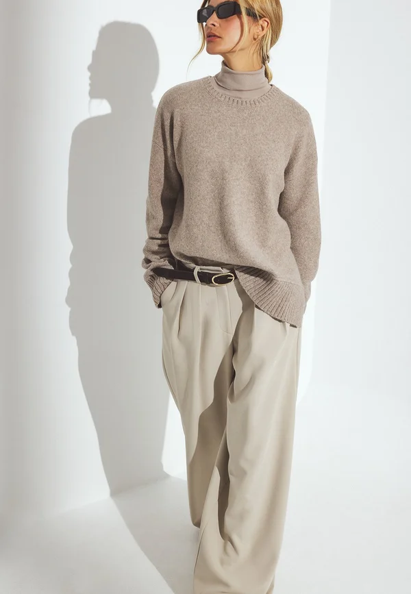 Strickpullover - beige