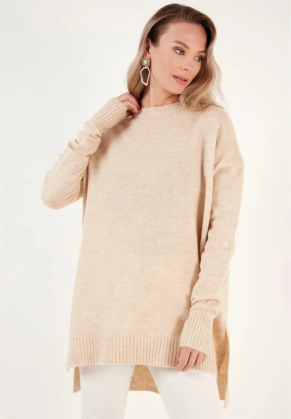 Strickpullover - beige