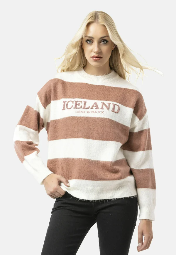 Strickpullover - beige