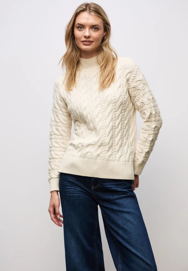 Strickpullover - beige