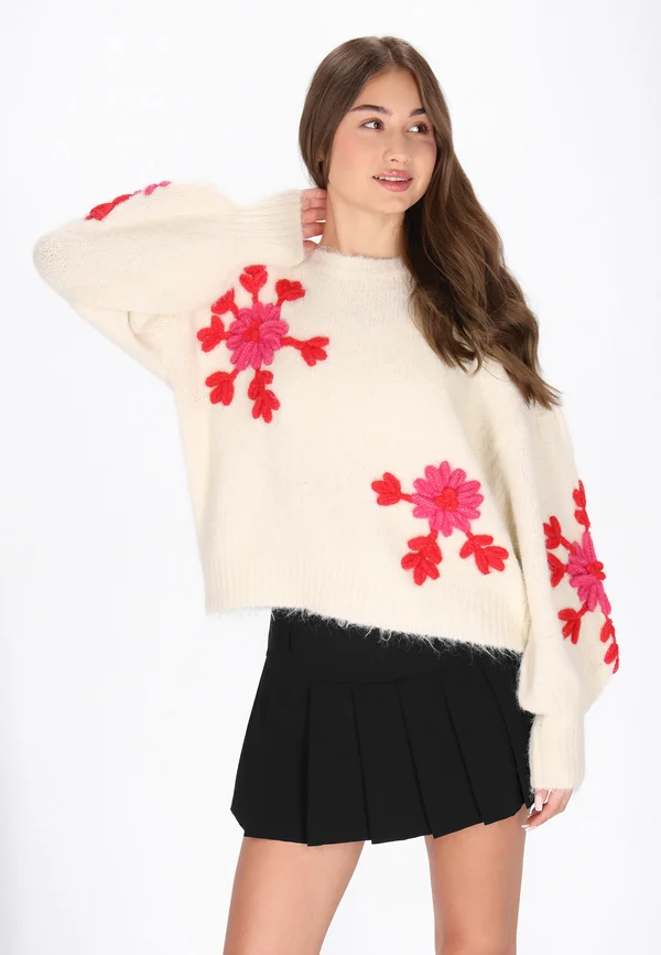 Strickpullover - beige