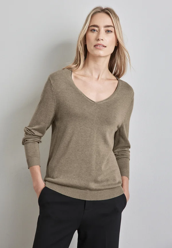 Strickpullover - beige