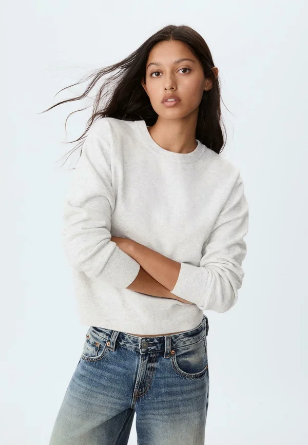 Strickpullover - beige