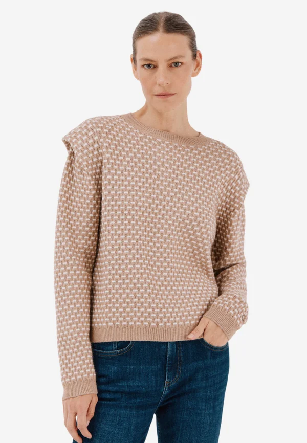 Strickpullover - beige