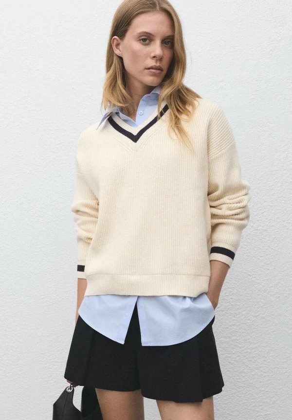 Strickpullover - beige