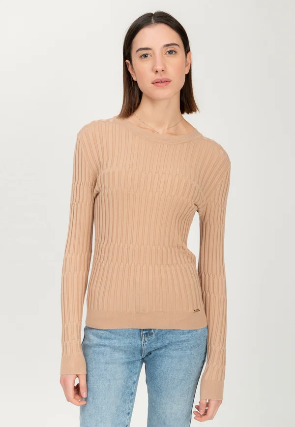 Strickpullover - beige