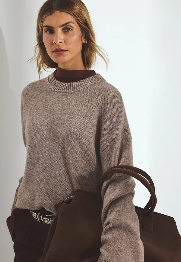 Strickpullover - beige