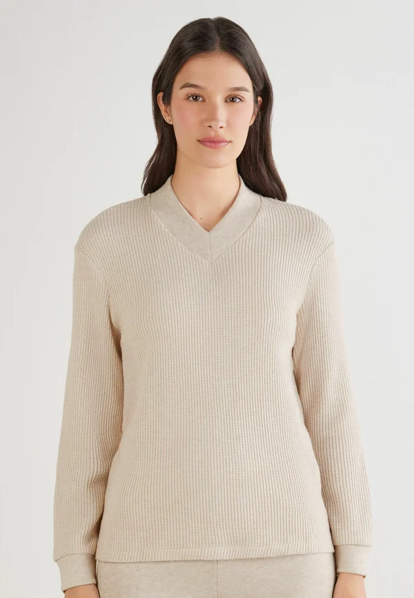 Strickpullover - beige