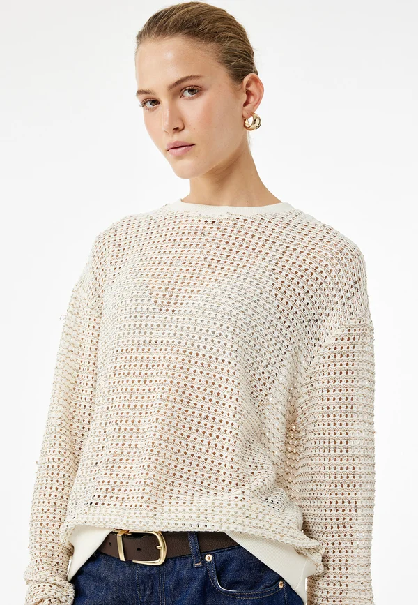 Strickpullover - beige