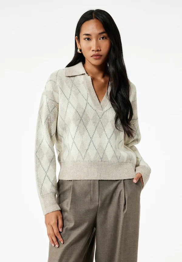 Strickpullover - beige