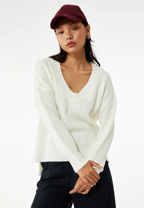 Strickpullover - beige