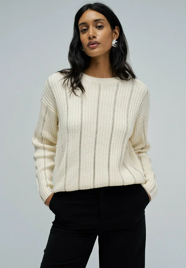 Strickpullover - beige