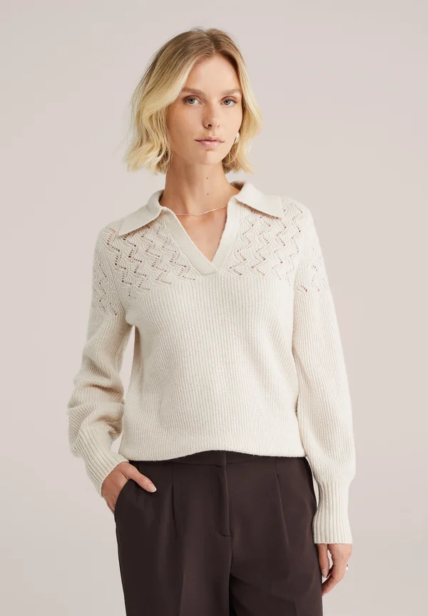 Strickpullover - beige
