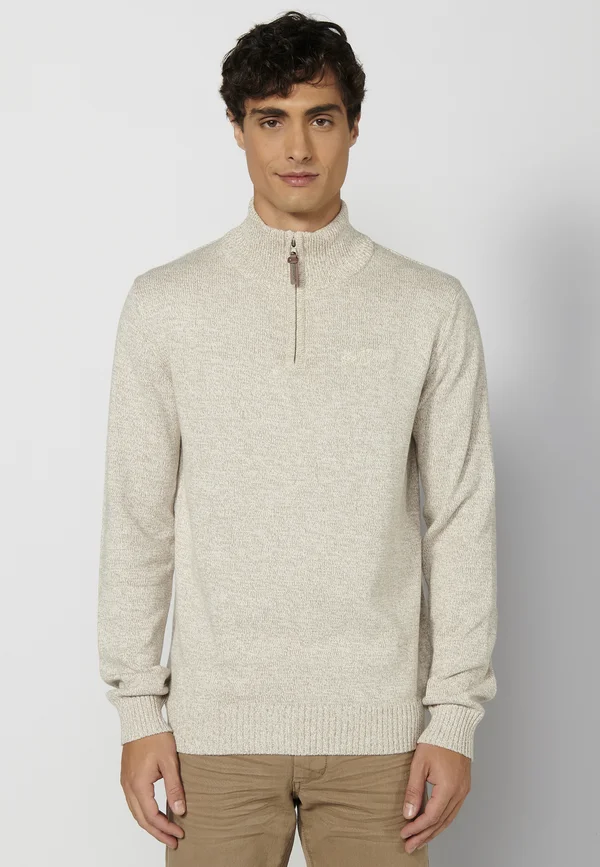 Strickpullover - beige