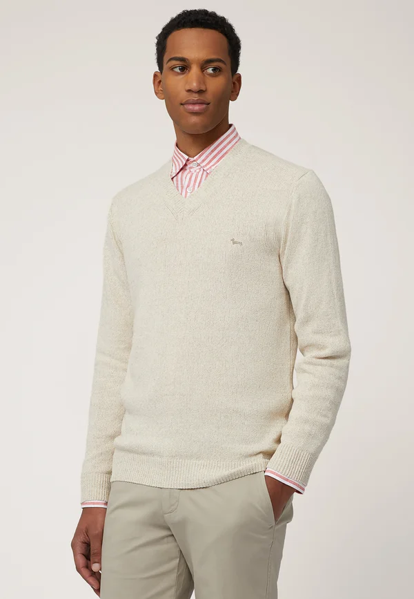 Strickpullover - beige