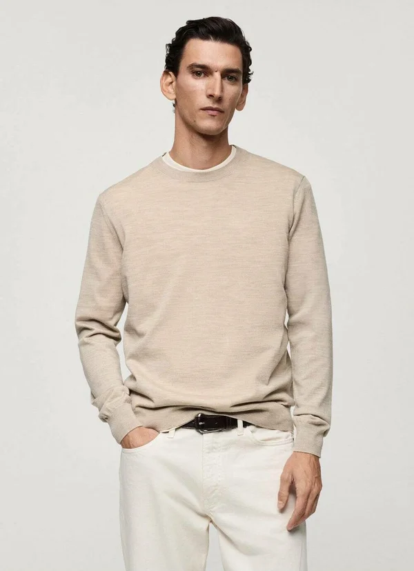 Strickpullover - beige