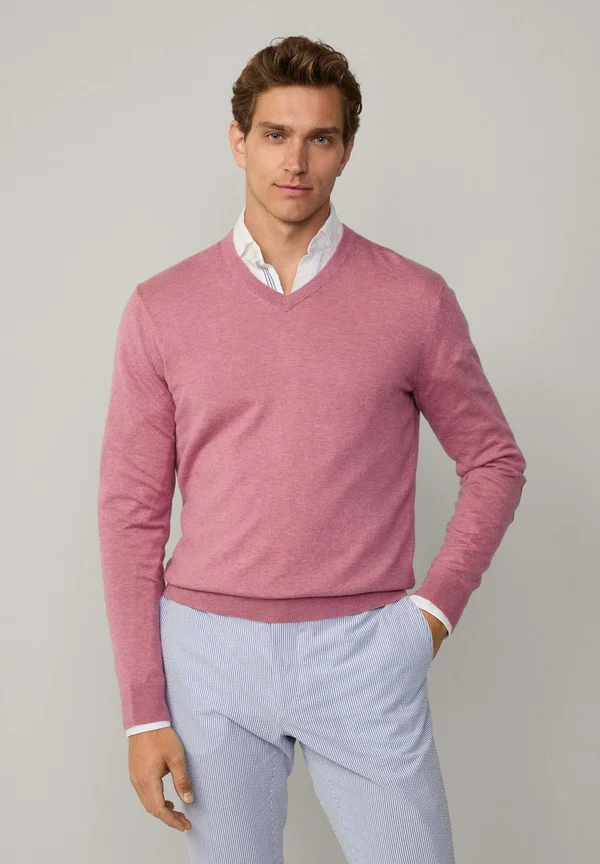 Strickpullover - berry red