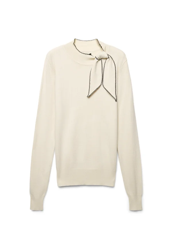 Strickpullover - bianco panna