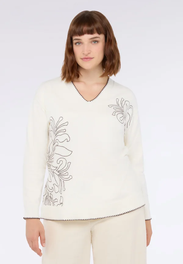 Strickpullover - bianco