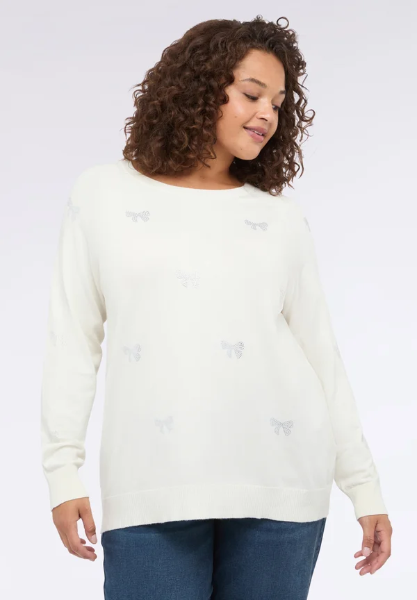 Strickpullover - bianco