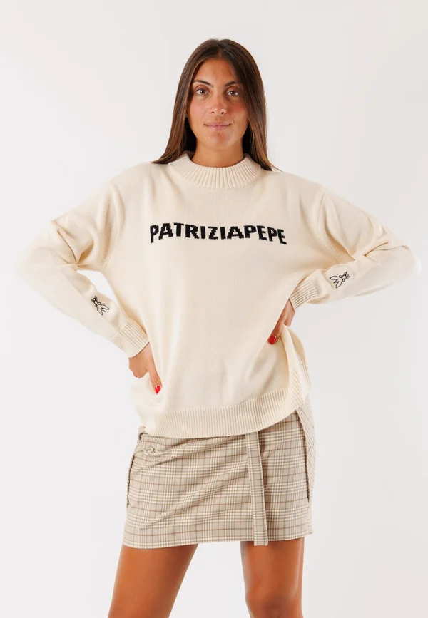 Strickpullover - bianco