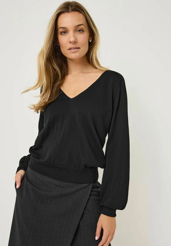 Strickpullover - black beauty