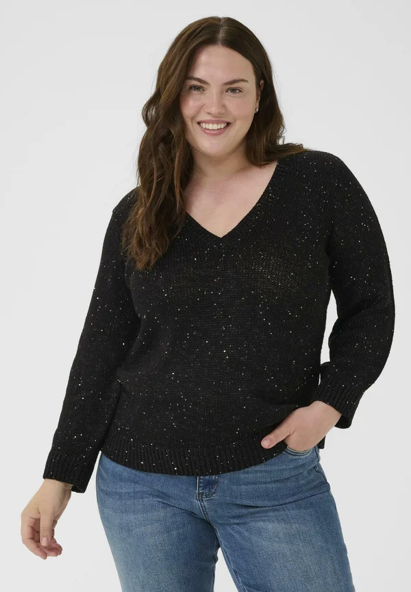 Strickpullover - black deep