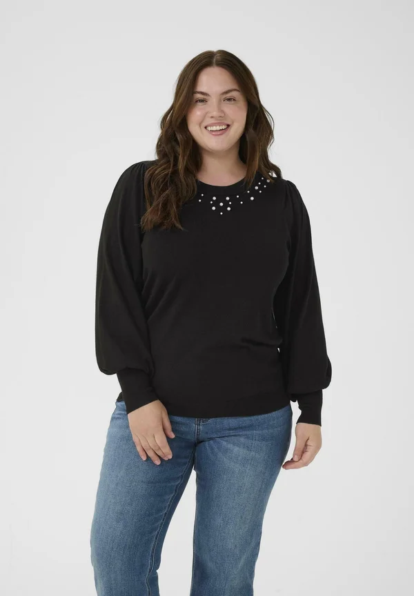 Strickpullover - black deep