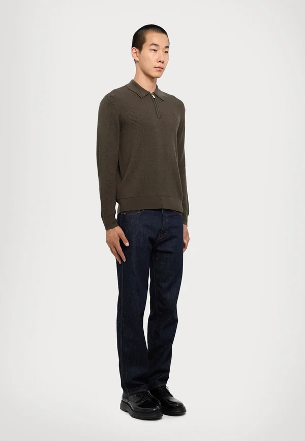 Strickpullover - black olive
