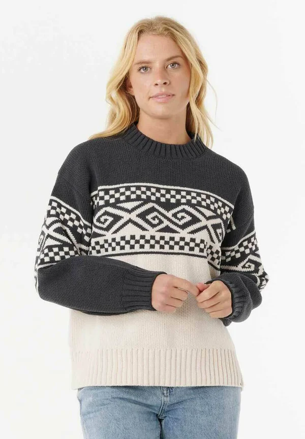 Strickpullover - black