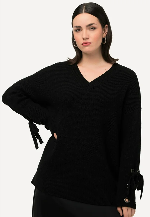 Strickpullover - black