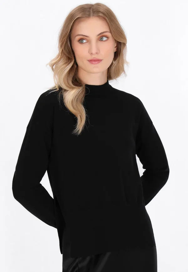 Strickpullover - black