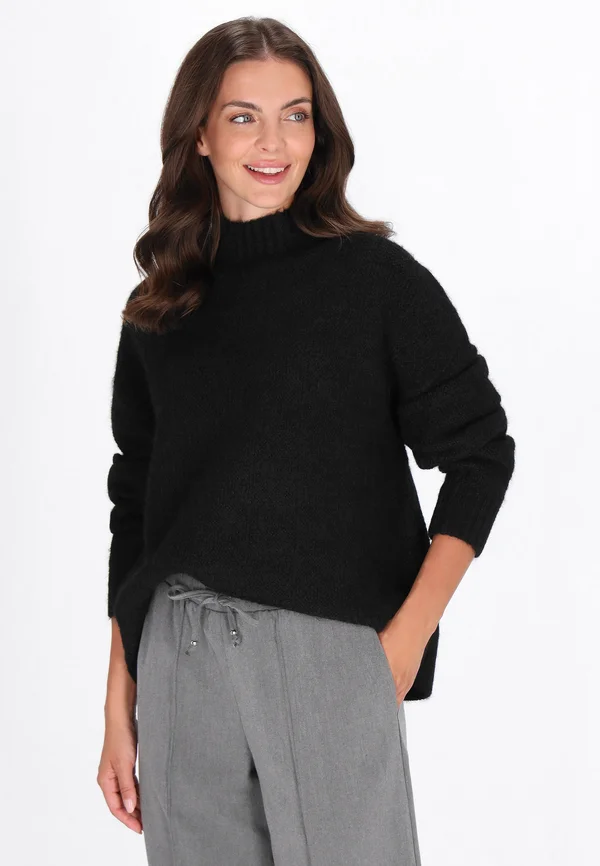 Strickpullover - black