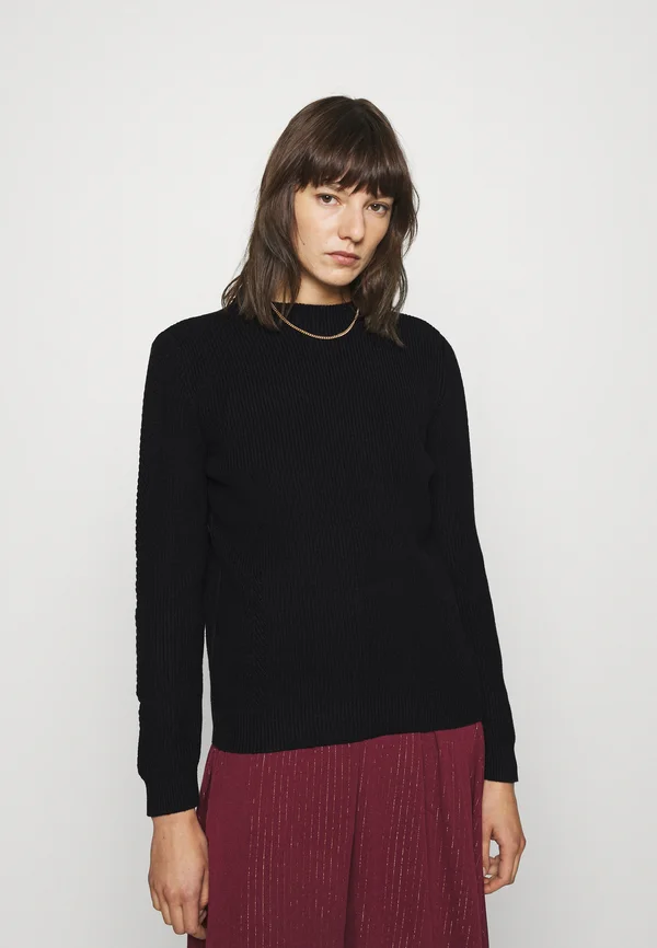 Strickpullover - black