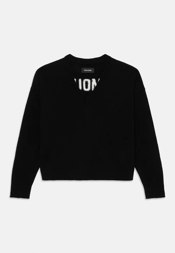 Strickpullover - black