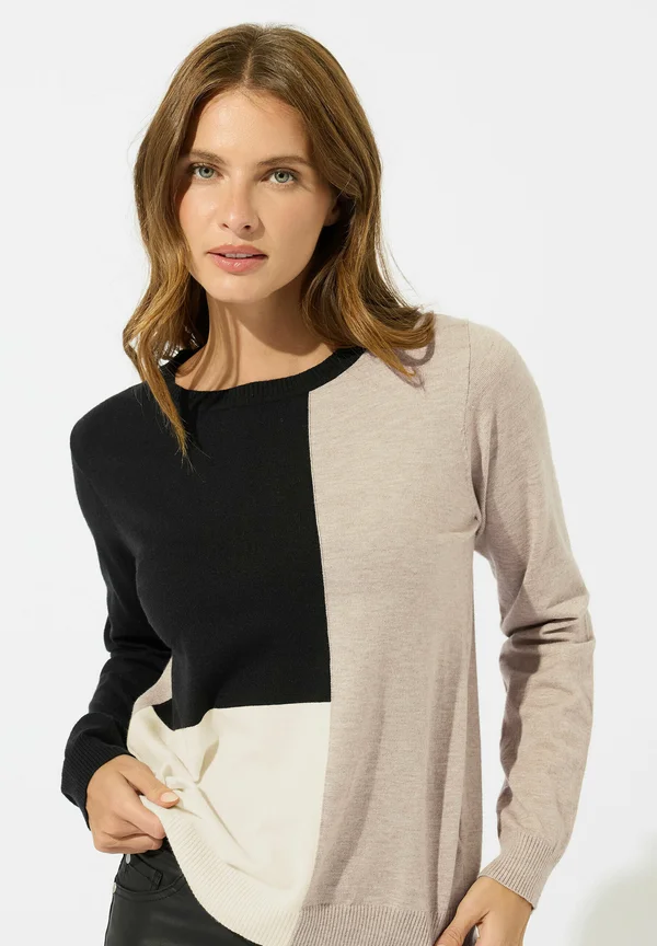 Strickpullover - black