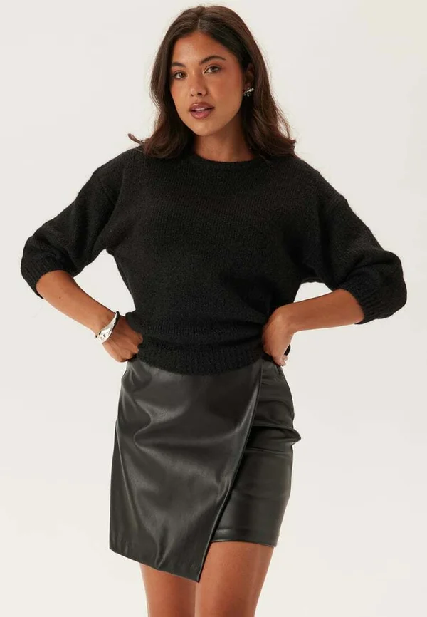 Strickpullover - black