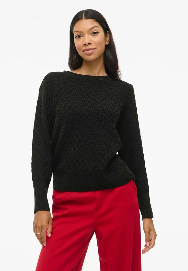 Strickpullover - black