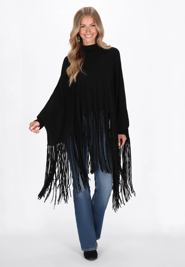 Strickpullover - black