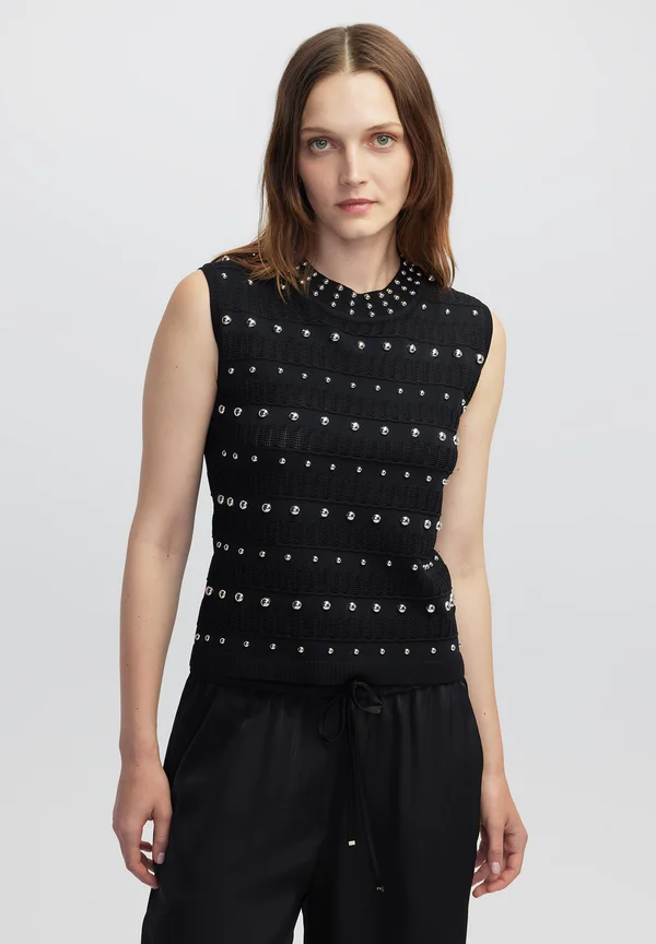 Strickpullover - black