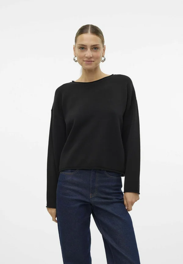 Strickpullover - black