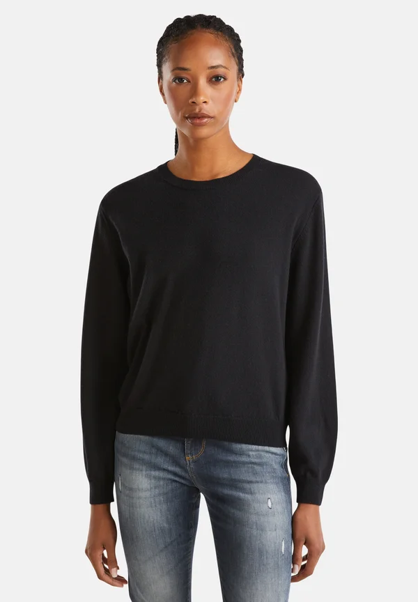 Strickpullover - black