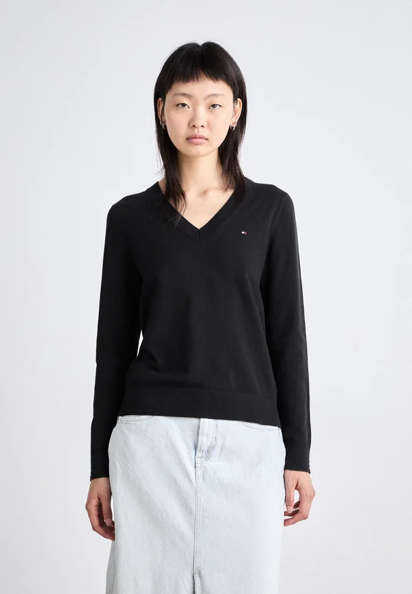 Strickpullover - black