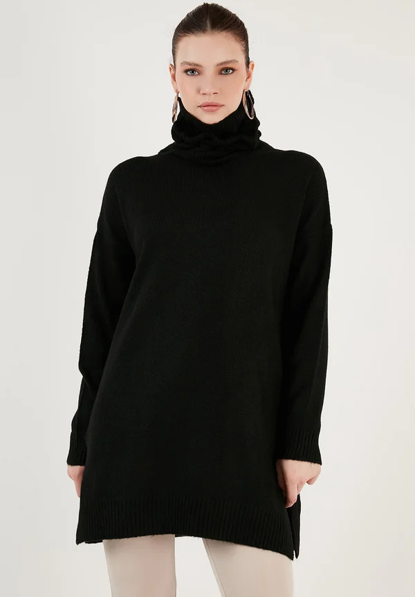 Strickpullover - black