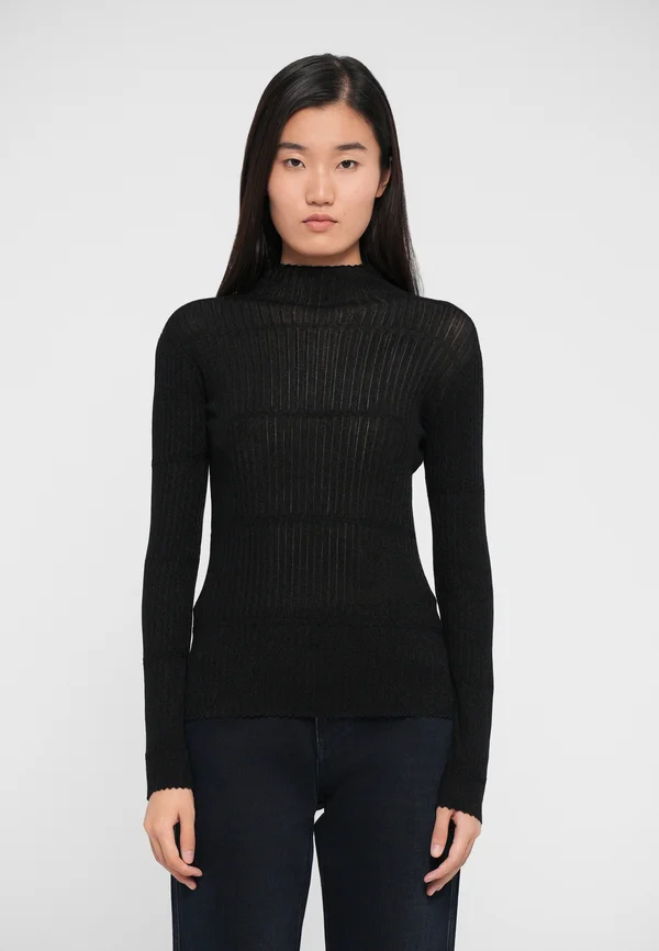 Strickpullover - black