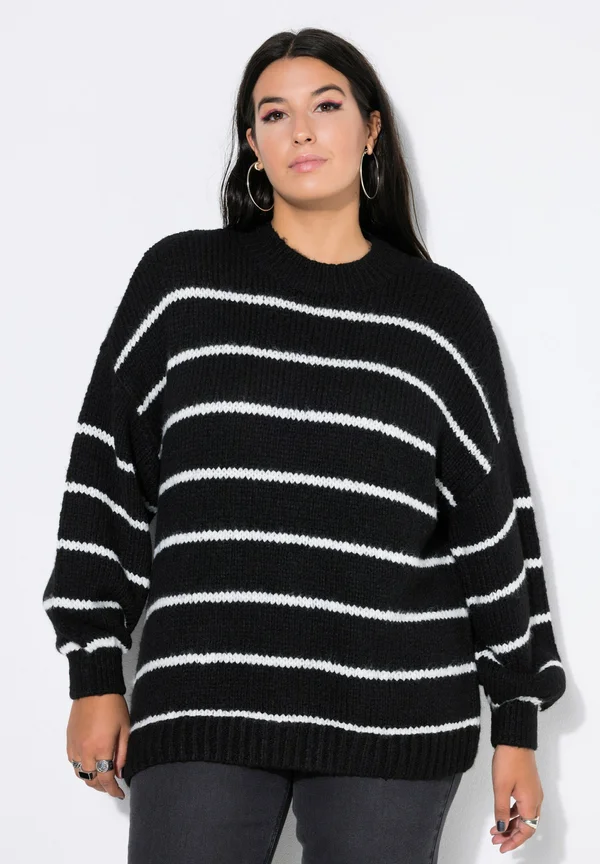 Strickpullover - black